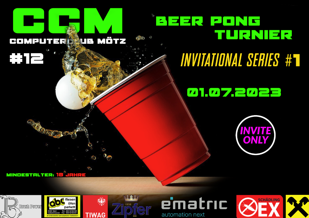 BEER PONG TURNIER Invitational Series #1